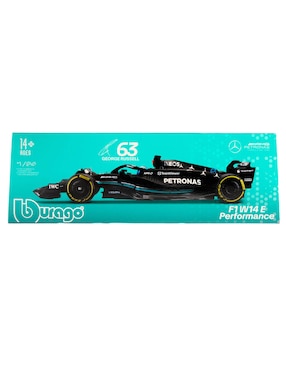 Vehículo Bburago F1 W14 E Performance AMG Petronas Formula One