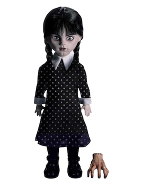 Figura De Colección Articulada Wednesday Merlina Addams Mezco