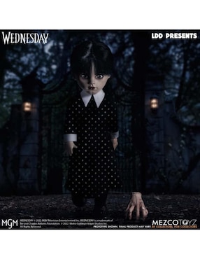 Figura de colección articulada Wednesday Merlina Addams collectors Mezco