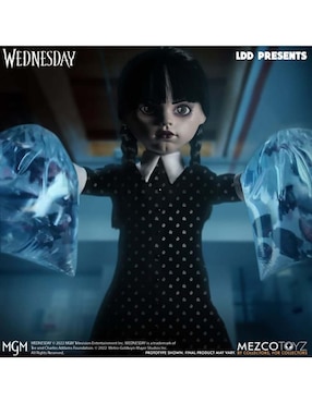 Figura de colección articulada Wednesday Merlina Addams collectors Mezco