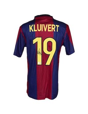 Jersey Autografiado Por Patrick Kluivert Club De Idolos