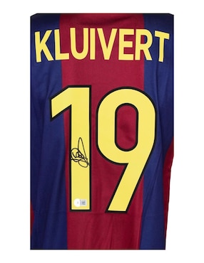 Jersey autografiado por Patrick Kluivert Club de Idolos