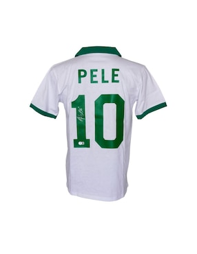 Jersey Autografiado Por Pelé Club De Idolos