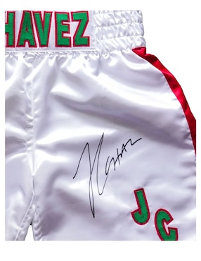 Short autografiado por Julio César Chávez Club de Idolos