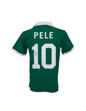 Jersey Autografiado Por Pelé Club De Idolos