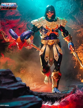 Figura de colección articulada Masters of the Universe Skeletor deluxe Mondor