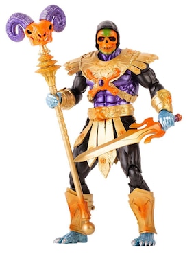 Figura de colección articulada Masters of the Universe Skeletor deluxe Mondor