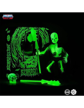 Figura de colección articulada Masters of the Universe Scare Glow chase Mondor