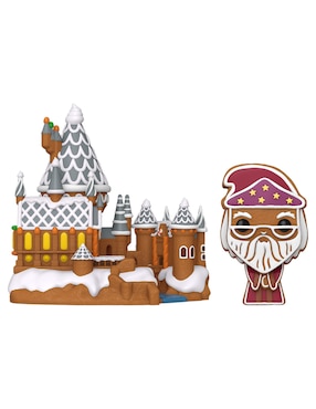 Figura De Colección Gingerbread Albus Dumbledore And Hogwarts Funko Pop! Harry Potter