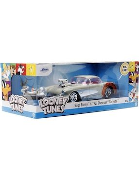 Automóvil deportivo Jada Toys chevrolet corvette 1957 Bugs Bunny