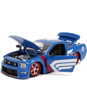 Automóvil deportivo Jada Toys ford mustang gt 2006 Capitán América