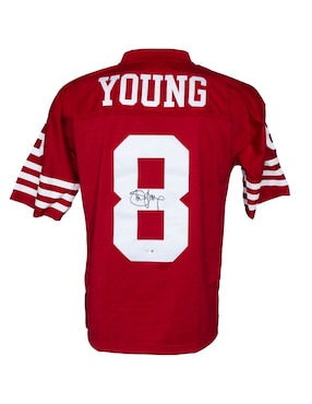 Jersey autografiado por Steve Young Club de Idolos