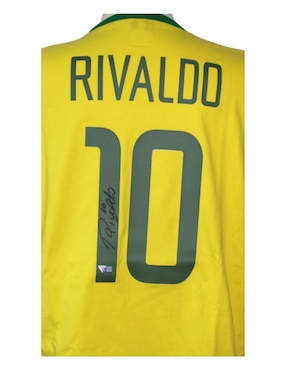 Jersey autografiado por Rivaldo Club de Idolos