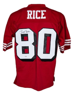 Jersey autografiado por Jerry Rice Club de Idolos