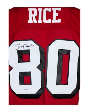 Jersey autografiado por Jerry Rice Club de Idolos