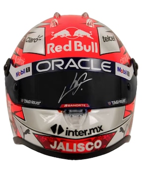 Casco autografiado por Sergio Checo Pérez Club de Idolos