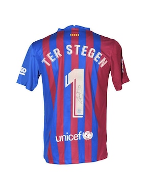 Jersey Autografiado Por Marc-André Ter Stegen Club De Idolos