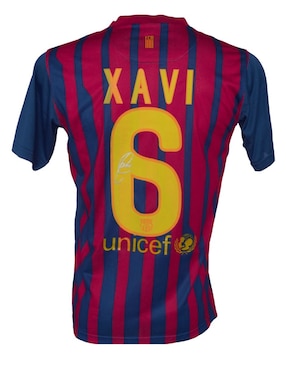 Jersey autografiado por Xavi Hernández Club de Idolos