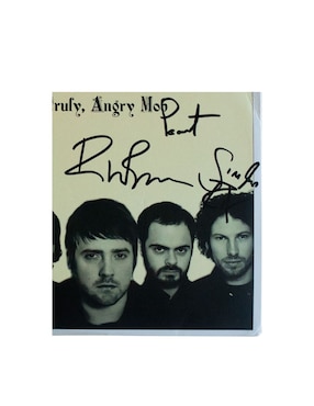 Disco de Vinilo autografiado por Kaiser Chiefs Club de Idolos