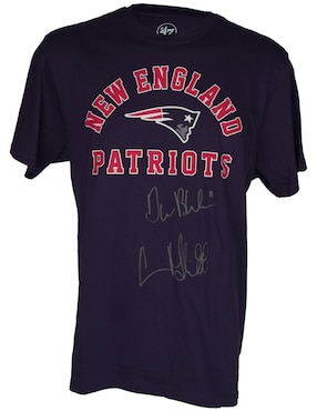 Playera autografiado por Drew Bledsoe Y Terry Glenn Club de Idolos