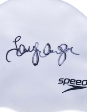 Gorra Para Natación autografiado por Ian Thorpe Club de Idolos