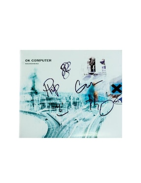 Disco De Vinilo Autografiado Por Radiohead Club De Idolos