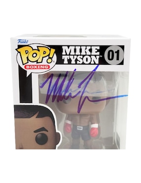 Figura Coleccionable autografiado por Mike Tyson Club de Idolos
