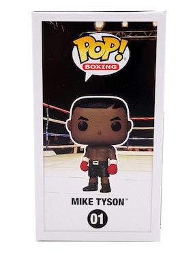 Figura Coleccionable autografiado por Mike Tyson Club de Idolos