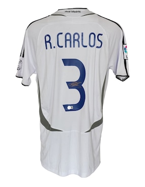 Jersey autografiado por Roberto Carlos Club de Idolos