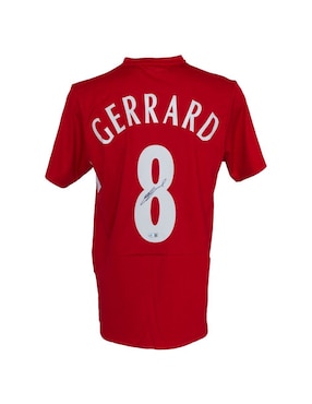 Jersey Autografiado Por Steven Gerrard Club De Idolos