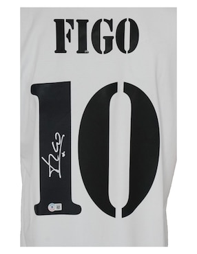 Jersey autografiado por Luís Figo Club de Idolos