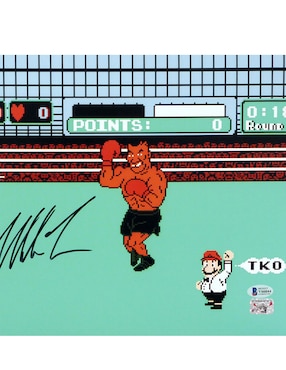 Fotografía autografiado por Mike Tyson Club de Idolos