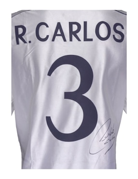 Jersey autografiado por Roberto Carlos Club de Idolos