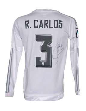 Jersey autografiado por Roberto Carlos Club de Idolos