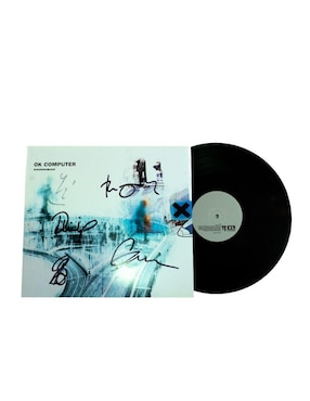 Disco de Vinilo autografiado por Radiohead Club de Idolos