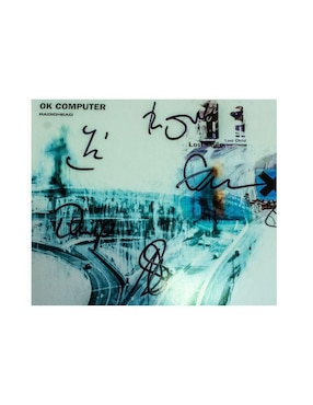 Disco de Vinilo autografiado por Radiohead Club de Idolos