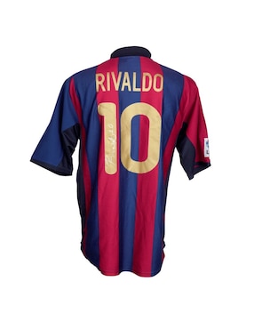 Jersey Autografiado Por Rivaldo Club De Idolos