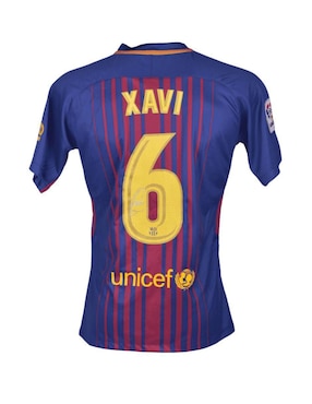 Jersey autografiado por Xavi Hernández Club de Idolos