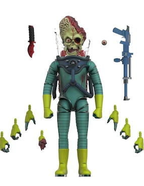 Figura De Colección Articulada Aliens Marciano Super 7