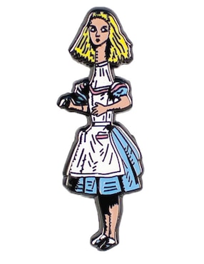 Pin Unemployed Philosophers Guild de metal Alice in Wonderland