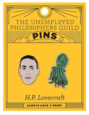 Pin Unemployed Philosophers Guild de metal Love