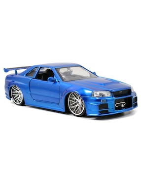 Vehiculo Jada Brian's Nissan Skyline Gt-r R34 Rapidos Y Furiosos