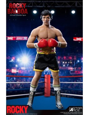 Figura de colección articulada Rocky 45th Rocky Balboa Star