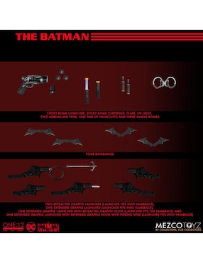 Figura de colección articulado The Batman Movie Mezco