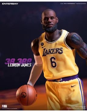 Figura de colección articulada Lebron jame space jam NBA collectors Enterbay