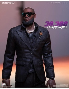 Figura de colección articulada Lebron jame space jam NBA collectors Enterbay