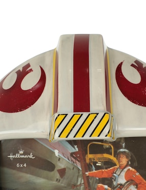 Portarretrato Hallmark Rebel Pilot Helmet de cerámica para 1 foto