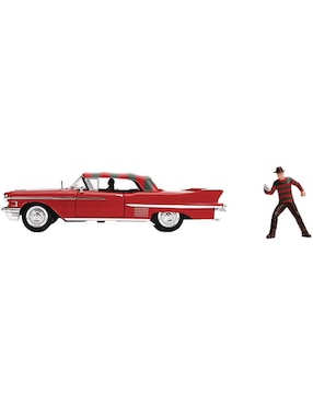 Vehículo A Escala Jada Toys Cadillac 1958 Freddy Krueguer