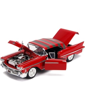 Vehículo a escala Jada Toys cadillac 1958 Freddy Krueguer