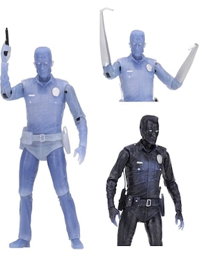 Figura articulada Terminator White Hot T-1000 chase Neca